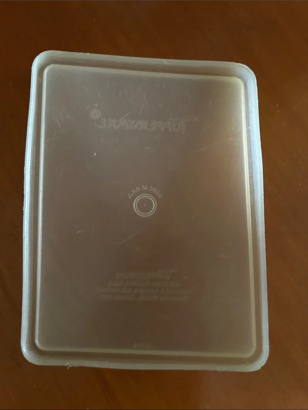 Vintage Tupperware Square Lid